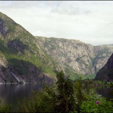 Fjord und Berge in Norwegen
