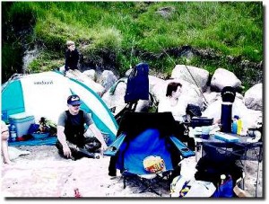 Bootsangeln in Katharinenhof 2002 &copy; MaBoXer