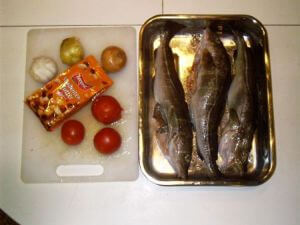 Fisch mit Rosinen und Baumnüssen © Marion